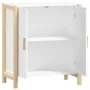 Aparador de madera contrachapada blanco 62x38x70 cm de vidaXL, Aparadores - Ref: Foro24-345669, Precio: 78,23 €, Descuento: %