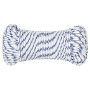 White polypropylene boat rope 5 mm 250 m by vidaXL, Ropes and metal cords - Ref: Foro24-152282, Price: 26,32 €, Discount: %
