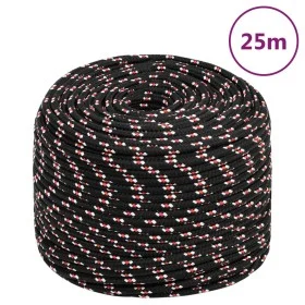Black 8 mm 25 m polypropylene boat rope by vidaXL, Ropes and metal cords - Ref: Foro24-152342, Price: 12,77 €, Discount: %