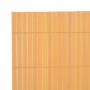 Valla de jardín de doble cara amarilla 110x300 cm