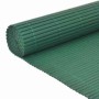 Valla de jardín de doble cara verde 110x400 cm