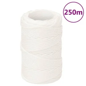 Intense white polypropylene boat rope 2 mm 250 m by vidaXL, Ropes and metal cords - Ref: Foro24-152532, Price: 17,10 €, Disco...