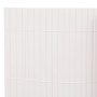 Valla de jardín de doble cara blanco 110x500 cm