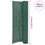 Valla de jardín de doble cara verde 110x500 cm