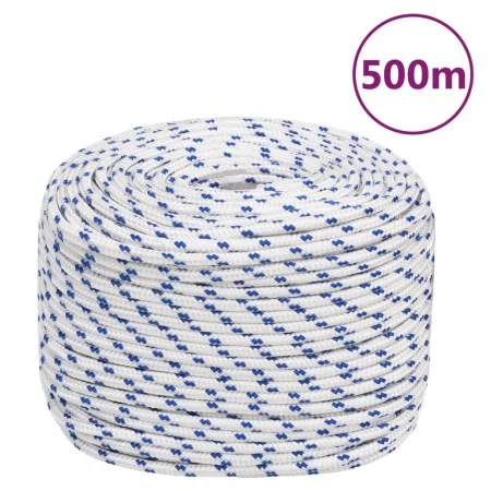 Cuerda de barco polipropileno blanco 10 mm 500 m de vidaXL, Sogas y cuerdas metálicas - Ref: Foro24-152298, Precio: 141,95 €,...