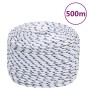 White polypropylene boat rope 10 mm 500 m by vidaXL, Ropes and metal cords - Ref: Foro24-152298, Price: 140,01 €, Discount: %