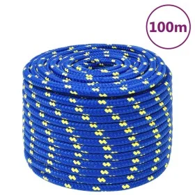 Blaues Polypropylen-Bootsseil 14 mm 100 m von vidaXL, Seile und Metallschnüre - Ref: Foro24-152464, Preis: 70,28 €, Rabatt: %
