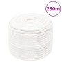 Cuerda de barco polipropileno blanco intenso 12 mm 250 m de vidaXL, Sogas y cuerdas metálicas - Ref: Foro24-152567, Precio: 1...