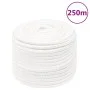 Intense white polypropylene boat rope 12 mm 250 m by vidaXL, Ropes and metal cords - Ref: Foro24-152567, Price: 115,60 €, Dis...