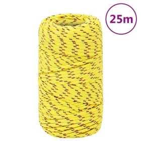 Gelbes Polypropylen-Bootsseil 2 mm 25 m von vidaXL, Seile und Metallschnüre - Ref: Foro24-152582, Preis: 9,46 €, Rabatt: %