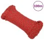Rotes Polypropylen-Bootsseil 5 mm 100 m von vidaXL, Seile und Metallschnüre - Ref: Foro24-152387, Preis: 15,92 €, Rabatt: %