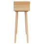 Konsolentisch aus massivem Kiefernholz, naturbraunes Rattan, 80 x 30 x 75 cm von vidaXL, Seitentische - Ref: Foro24-345626, P...