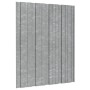 Panel para tejado acero galvanizado plata 36 unidades 60x45 cm
