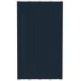 Panel para tejado acero galvanizado antracita 36 uds 80x45 cm