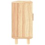 Brown sideboard solid pine wood and natural rattan 105x30x60 cm by vidaXL, Sideboards - Ref: Foro24-345641, Price: 135,18 €, ...