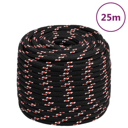 Cuerda de barco polipropileno negra 18 mm 25 m de vidaXL, Sogas y cuerdas metálicas - Ref: Foro24-152364, Precio: 33,47 €, De...