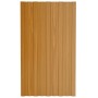 Panel de tejado acero galvanizado color madera 36 uds 80x45 cm