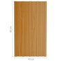 Panel de tejado acero galvanizado color madera 36 uds 80x45 cm