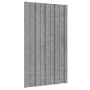 Panel para tejado acero galvanizado plata 12 unidades 80x45 cm