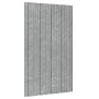 Panel para tejado acero galvanizado plata 12 unidades 80x45 cm