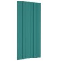 Panel para tejado acero galvanizado verde 36 unidades 100x45 cm