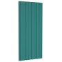 Panel para tejado acero galvanizado verde 36 unidades 100x45 cm