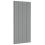 Panel para tejado acero galvanizado gris 36 unidades 100x45 cm