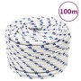 White polypropylene boat rope 12 mm 100 m by vidaXL, Ropes and metal cords - Ref: Foro24-152301, Price: 50,97 €, Discount: %