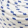 White polypropylene boat rope 12 mm 100 m by vidaXL, Ropes and metal cords - Ref: Foro24-152301, Price: 54,95 €, Discount: %