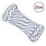 White polypropylene boat rope 4 mm 25 m by vidaXL, Ropes and metal cords - Ref: Foro24-152274, Price: 8,82 €, Discount: %