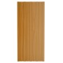 Panel de tejado acero galvanizado color madera 12 uds 100x45 cm