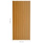 Panel de tejado acero galvanizado color madera 12 uds 100x45 cm