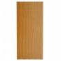 Panel de tejado acero galvanizado color madera 36 uds 100x45 cm