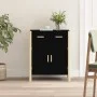 Black plywood sideboard 62x38x75 cm by vidaXL, Sideboards - Ref: Foro24-345676, Price: 69,44 €, Discount: %