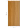 Panel de tejado acero galvanizado color madera 36 uds 100x45 cm