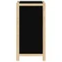 Black plywood sideboard 62x38x75 cm by vidaXL, Sideboards - Ref: Foro24-345676, Price: 69,44 €, Discount: %