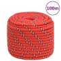 Cuerda de barco polipropileno rojo 16 mm 100 m de vidaXL, Sogas y cuerdas metálicas - Ref: Foro24-152415, Precio: 74,12 €, De...
