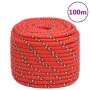 Red polypropylene boat rope 16 mm 100 m by vidaXL, Ropes and metal cords - Ref: Foro24-152415, Price: 77,82 €, Discount: %