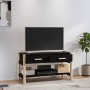 Schwarzer TV-Schrank aus Sperrholz, 82 x 38 x 45 cm von vidaXL, TV-Möbel - Ref: Foro24-345661, Preis: 50,05 €, Rabatt: %