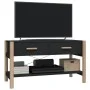Schwarzer TV-Schrank aus Sperrholz, 82 x 38 x 45 cm von vidaXL, TV-Möbel - Ref: Foro24-345661, Preis: 49,61 €, Rabatt: %