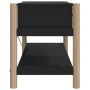 Schwarzer TV-Schrank aus Sperrholz, 82 x 38 x 45 cm von vidaXL, TV-Möbel - Ref: Foro24-345661, Preis: 50,05 €, Rabatt: %