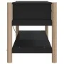 Schwarzer TV-Schrank aus Sperrholz, 82 x 38 x 45 cm von vidaXL, TV-Möbel - Ref: Foro24-345661, Preis: 49,61 €, Rabatt: %