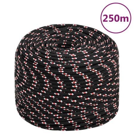 Cuerda de trabajo polipropileno negro 8 mm 250 m de vidaXL, Sogas y cuerdas metálicas - Ref: Foro24-152345, Precio: 52,55 €, ...