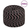 Cuerda de trabajo polipropileno negro 8 mm 250 m de vidaXL, Sogas y cuerdas metálicas - Ref: Foro24-152345, Precio: 52,55 €, ...