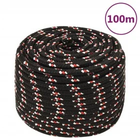 Black 12 mm 100 m polypropylene boat rope by vidaXL, Ropes and metal cords - Ref: Foro24-152354, Price: 52,76 €, Discount: %