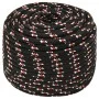 Black 12 mm 100 m polypropylene boat rope by vidaXL, Ropes and metal cords - Ref: Foro24-152354, Price: 52,76 €, Discount: %