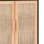 Black sideboard made of solid pine wood and natural rattan 60x30x70 cm by vidaXL, Sideboards - Ref: Foro24-345631, Price: 116...