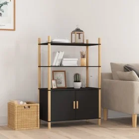 Hohes weißes Sperrholz-Sideboard 80x40x121 cm von vidaXL, Sideboards - Ref: Foro24-345700, Preis: 108,43 €, Rabatt: %