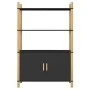 Hohes weißes Sperrholz-Sideboard 80x40x121 cm von vidaXL, Sideboards - Ref: Foro24-345700, Preis: 108,43 €, Rabatt: %