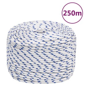 Cuerda de barco polipropileno blanco 8 mm 250 m de vidaXL, Sogas y cuerdas metálicas - Ref: Foro24-152292, Precio: 54,23 €, D...